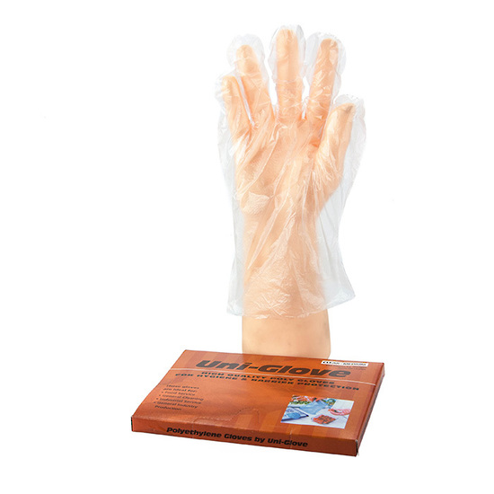 Polyethylene PE Clear Gloves X-LARGE - Bastion