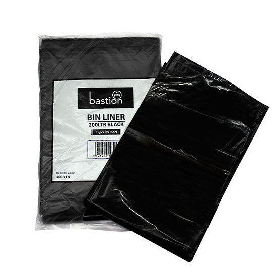 Bin Liner Black 120 Litre - Bastion