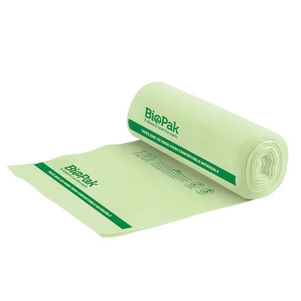 120L Bin Liner Green - BioPlastic