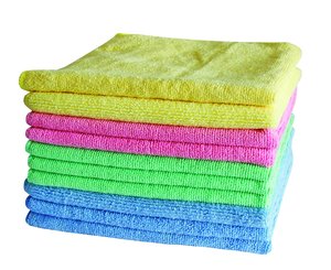 Microfibre Cloth Multi Colours, Pack 10 - Filta