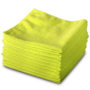 Commercial Microfibre Cloth Yellow 40cm X 40cm, Pack 10 - Filta