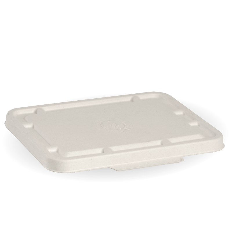 2 & 3 Compartment White BioCane Takeaway Lid - BioPak