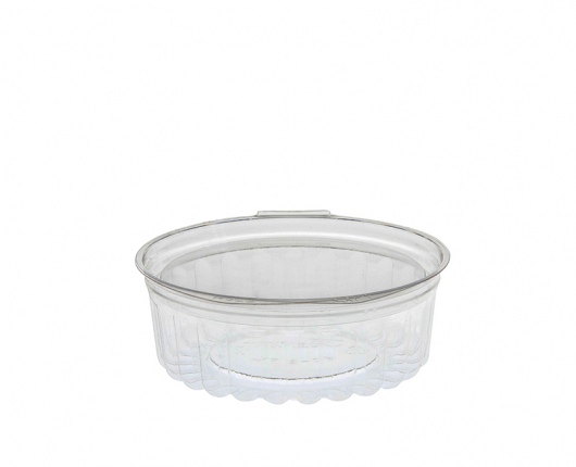 Sho-Bowl 250ml/8oz Flat Lid - Unipak