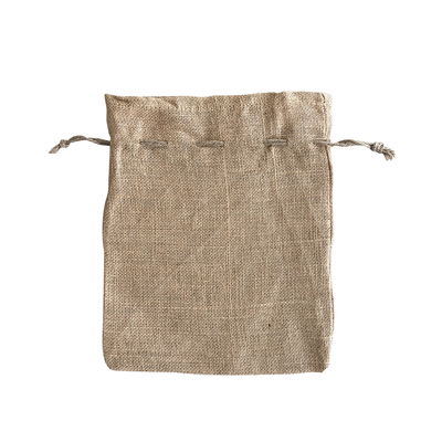 Natural Jute Drawstring Bag - Ecobags