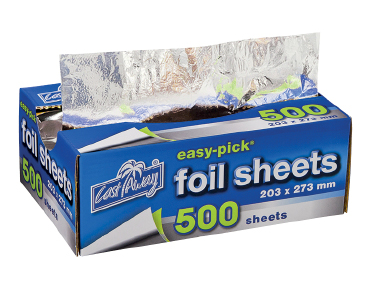 Easy-Pick' Heavy Duty Cut Foil Sheets Medium 203x273mm - Castaway