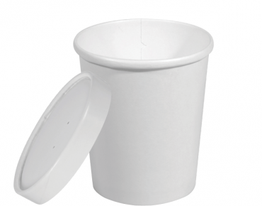 Heavy Weight Paper Containers & Vented Lids 32 oz Extra Large - Castaway