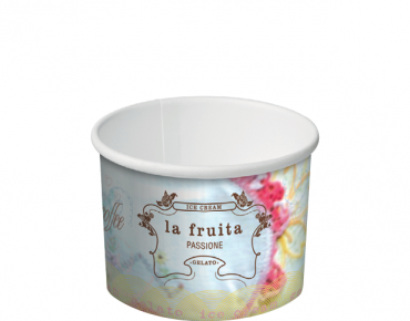 La Fruita Paper Ice Cream / Gelato Cups 1 Scoop 4 oz - Castaway