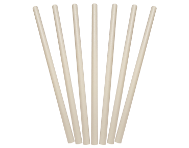 Paper Jumbo Straws, White (235 x 10 mm) - Castaway
