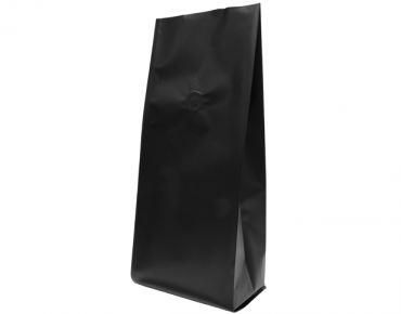1kg Side Gusset Coffee Bag, Matte Black - Castaway