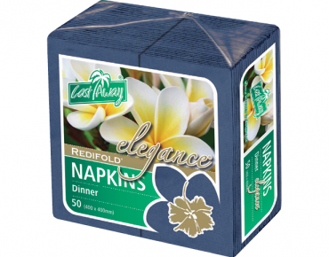 Elegance' Dinner Napkins, RediFold', Dark Blue - Castaway