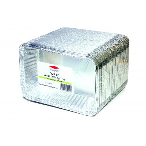 Large Oblong Takeaway Tray Blister Pack - Confoil