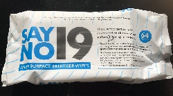 Surface Sanitiser Wipe - SayNO19