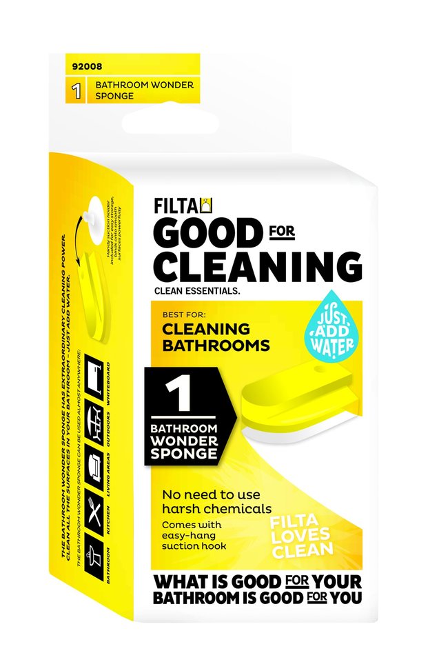 Bathroom Wonder Sponge with Shower Hook Carton 100 - Filta