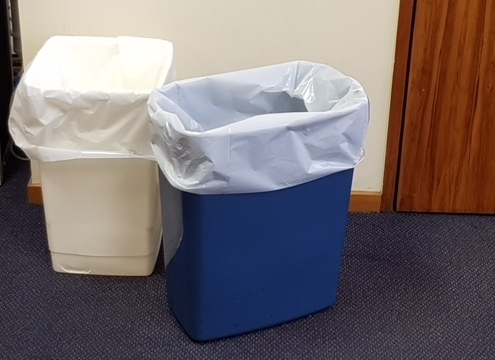 Bin Liners/Rubbish Bags 285X275X500-25 WHITE KITCHEN.TIDY.LINER - Flexoplas