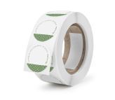 Label 4.5cm round write-on compostable sticker, Roll 1000 - Vegware