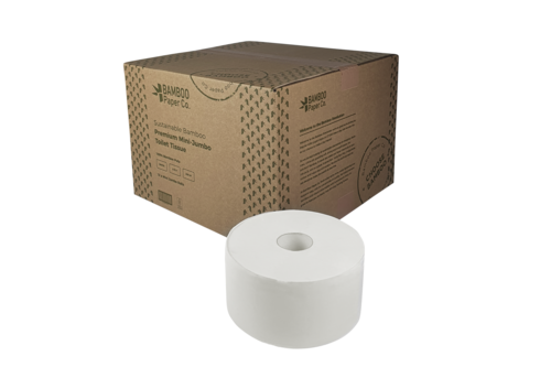 Mini Jumbo Rolls Bamboo 2ply 200m - Bamboo Paper