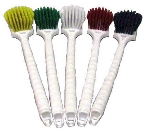 Gong brush - Long handle GREEN