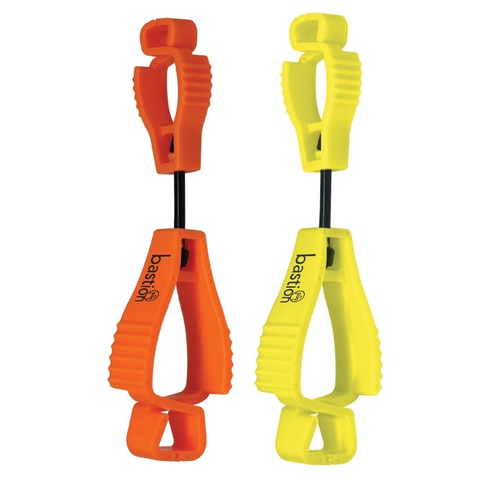 Bastion Glove Clip, Fluro Orange - Box/125 pieces - Bastion