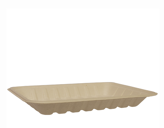 Enviroboard Produce Tray, 9 x 6'', Natural