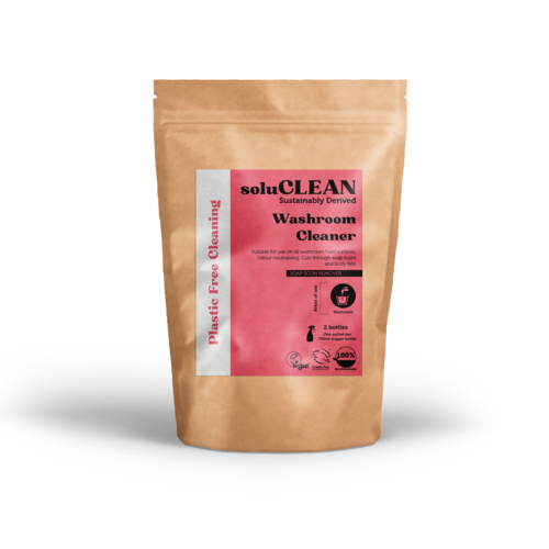 Bathroom / Washroom Cleaner Soluble Sachets Pack 10 (1 Sachet = 750ml) - soluCLEAN