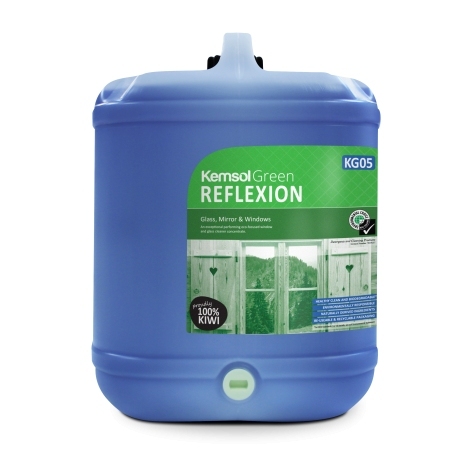 Window and Glass Cleaner Reflexion 20Litres - Kemsol Green