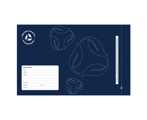 Courier Bags Foolscap Recycled Resealable Pack 50 - Ecobags