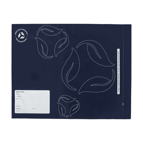 Courier Bags A3 Recycled Resealable Pack 50 - Ecobags