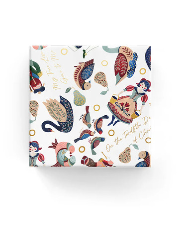 Twelve Days of Christmas Wrap - Bee Dee