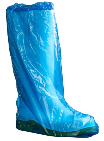 Polyethylene Boot Covers - Blue, 510mm x 70mu - Matthews