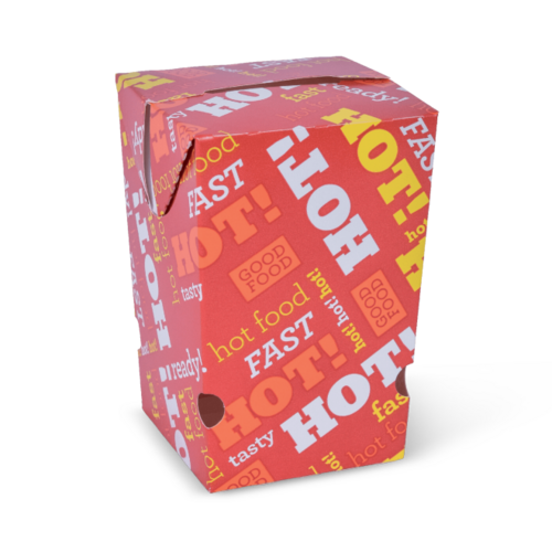 Large Chip Carton (50s) Hot Food Fast 91 x 91 x 135 - Detpak