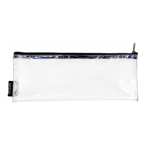Supply Co Clear Pencil Case 34x13.5cm