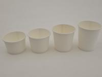 Portion pot paper 4oz (130ml brim) (fits 62mm lid) Pack 50 - Vegware