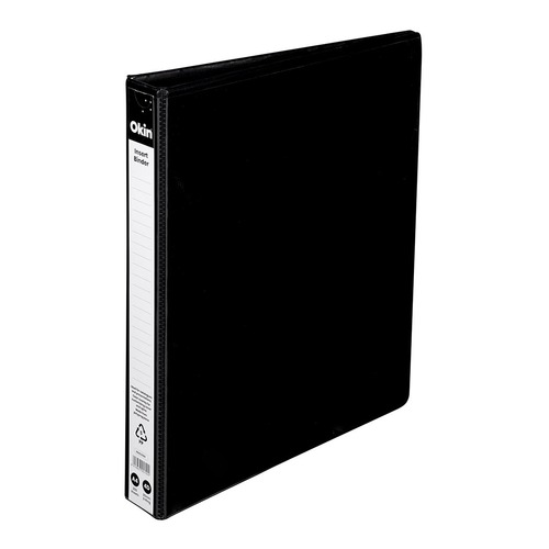 Okin Insert Binder A4 4D 25mm Black