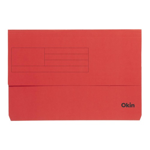 Okin Card Document Wallet FS Red