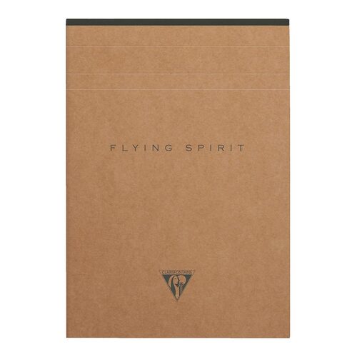 Flying Spirit Clothbound Notepad A5 Kraft
