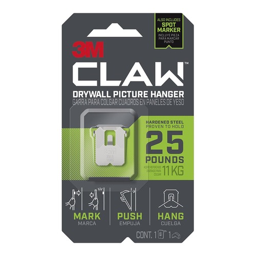 3M CLAW Drywall Picture Hanger 11kg