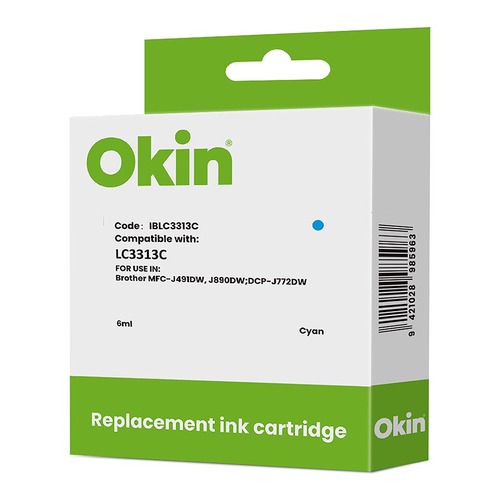 Icon Compatible Brother LC3313 Cyan Ink Cartridge