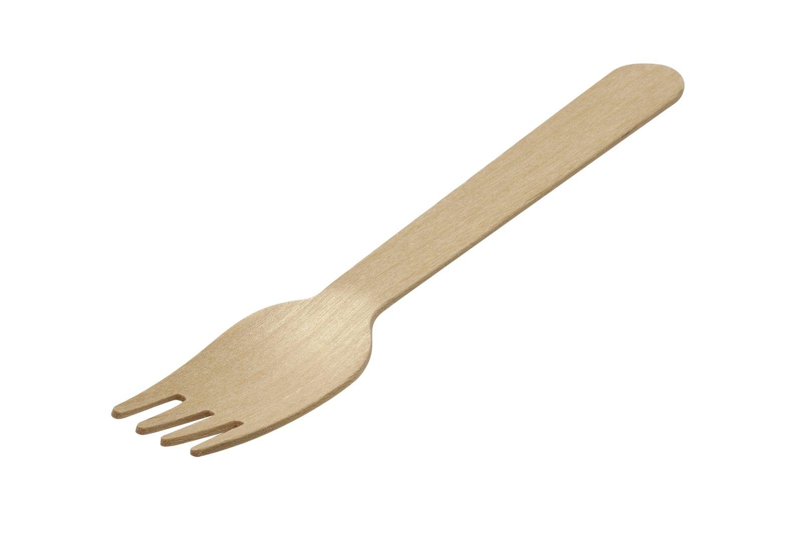 Wooden Cutlery Fork-Unbranded - Green Choice