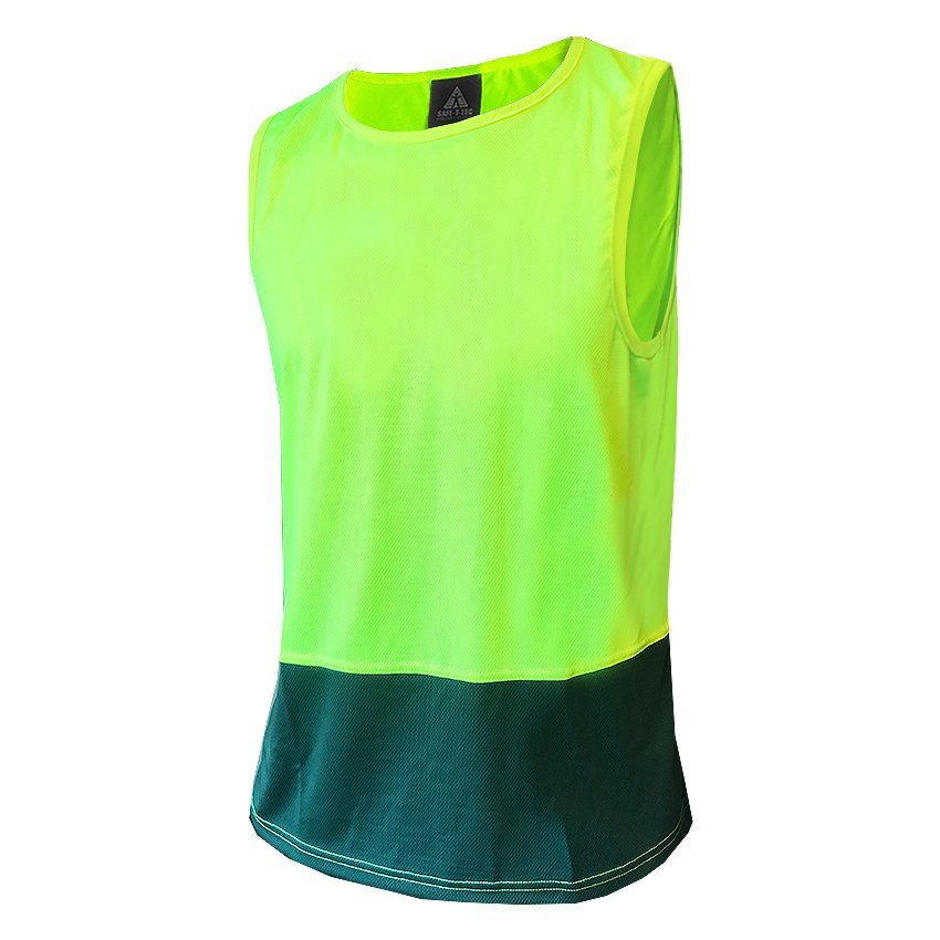 Singlet, Yellow/Green-Size L