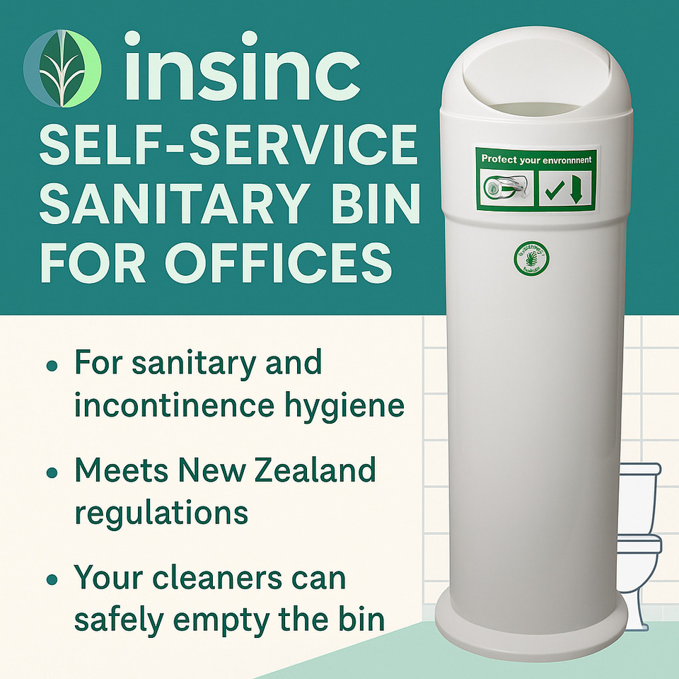 Self-Service Sanitary Bins for Offices: A Smart, Compliant, and Cost-Effective Solution in New Zealand